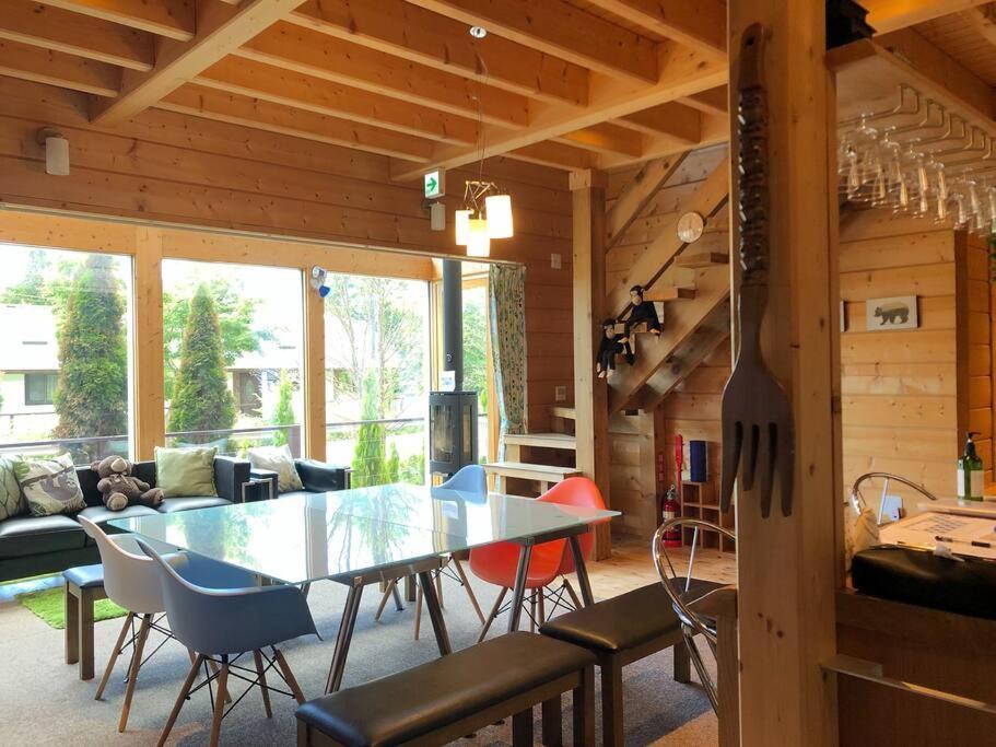 浅間山を眺めるフインランドログハウス Karuizawa Exterior foto